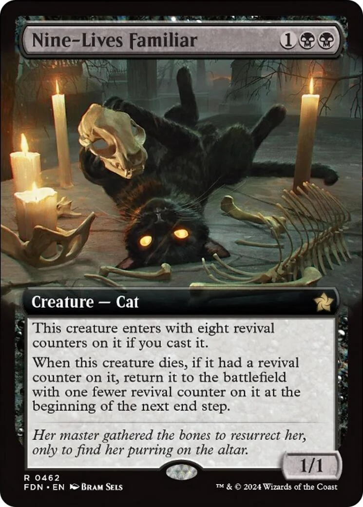 Nine-Lives Familiar (Extended Art) (462) (Foundations)