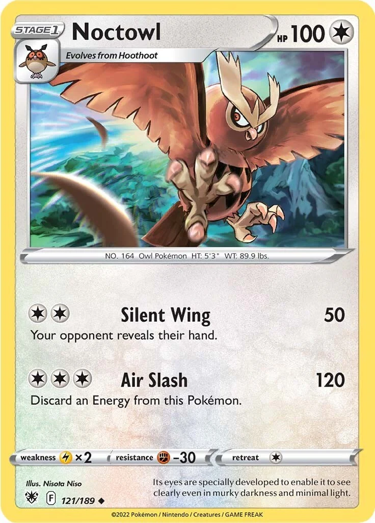 Noctowl (121/189) (SWSH10: Astral Radiance)