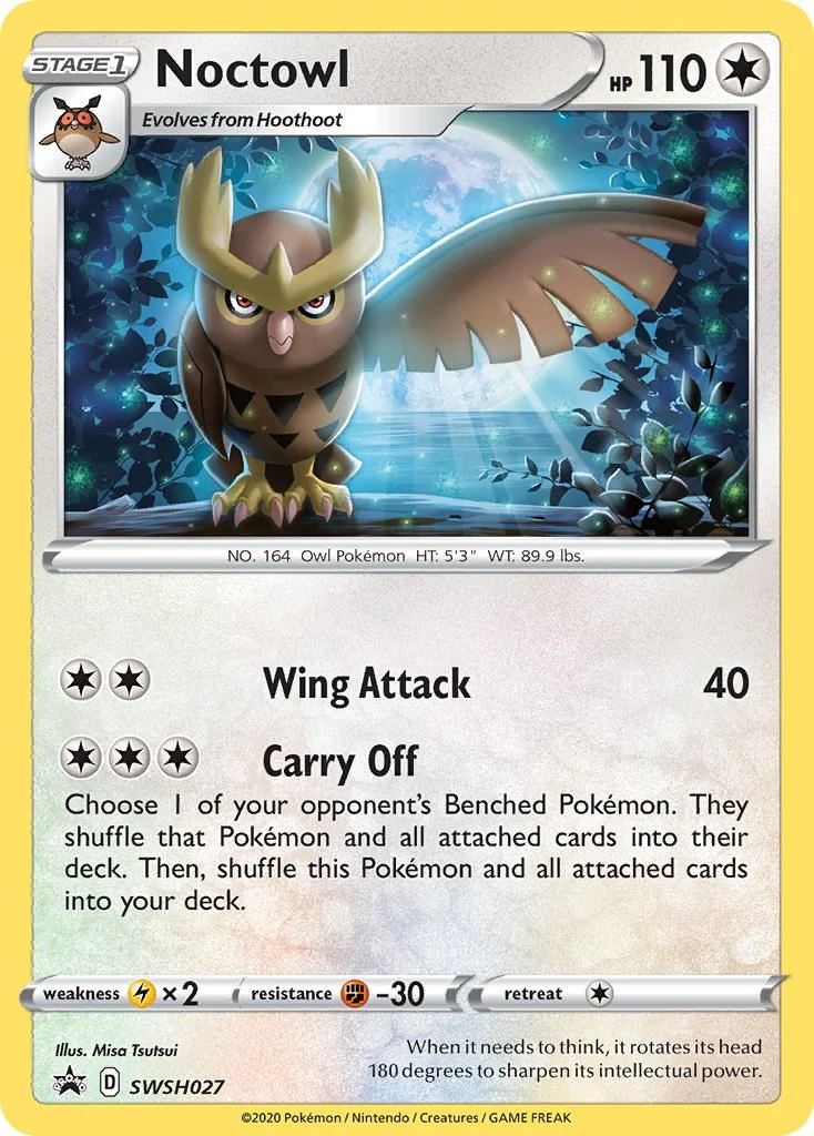 Noctowl - SWSH027 (SWSH027) (SWSH: Sword & Shield Promo Cards)