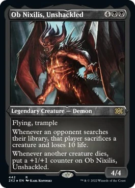 Ob Nixilis, Unshackled (Foil Etched) (442)
