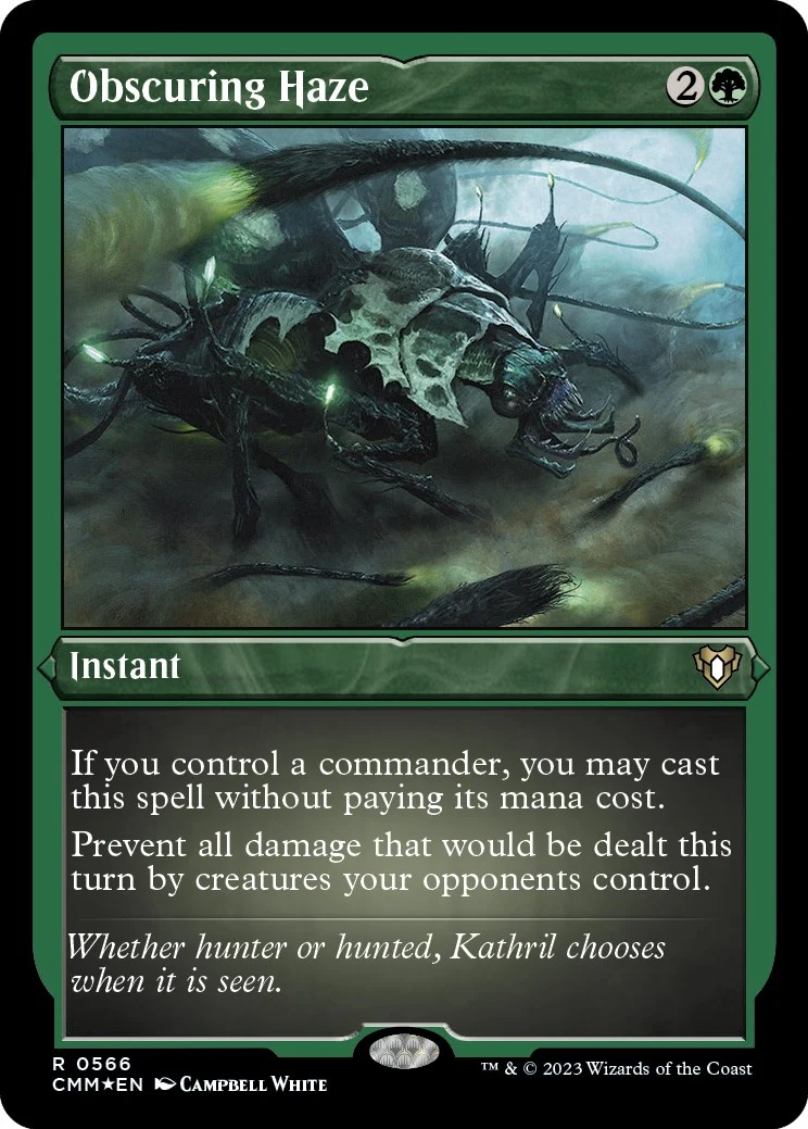 Obscuring Haze (Foil Etched) (566) (Commander Masters)