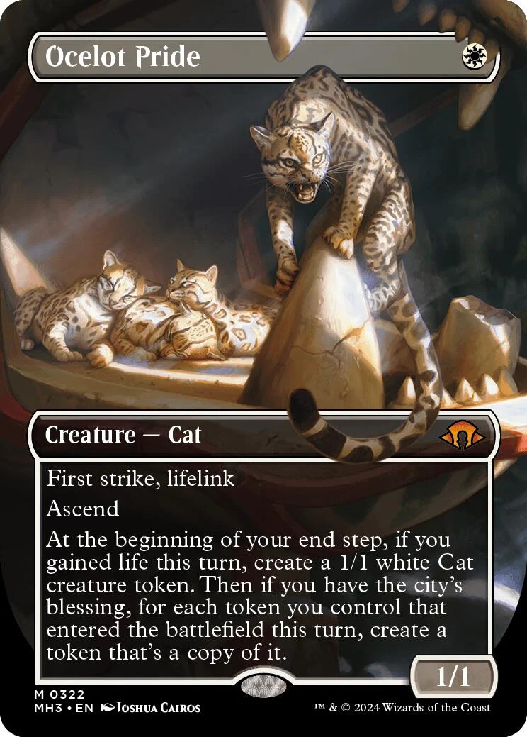 Ocelot Pride (Borderless) (322) (Modern Horizons 3)