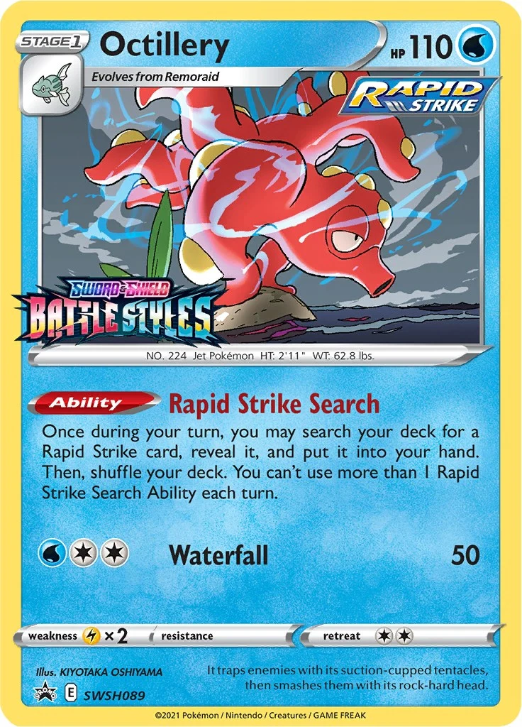 Octillery - SWSH089 (Prerelease) (SWSH089) (SWSH: Sword & Shield Promo Cards)