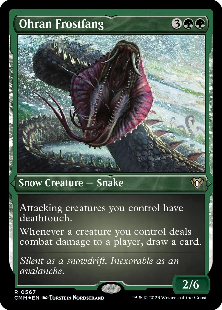 Ohran Frostfang (Foil Etched) (567) (Commander Masters)