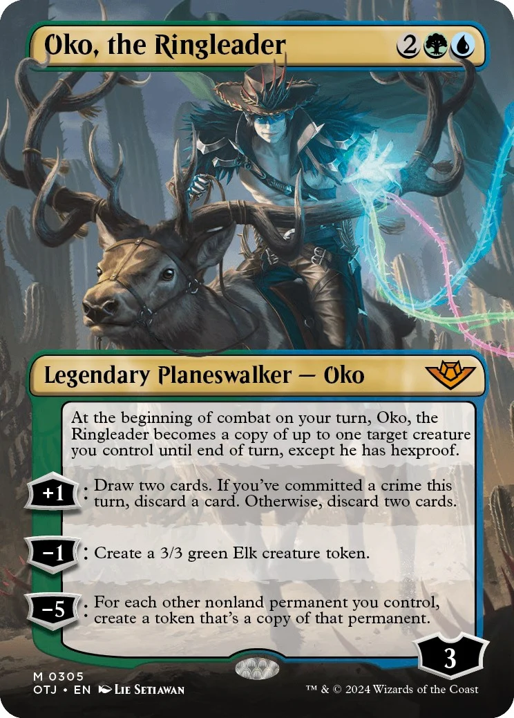 Oko, the Ringleader (Borderless) (305) (Outlaws of Thunder Junction)