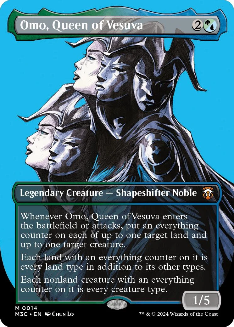 Omo, Queen of Vesuva (Borderless) (14) (Modern Horizons 3)