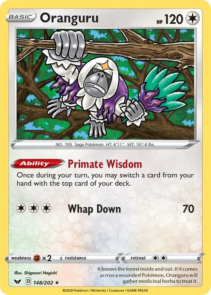 Oranguru (148/202) (SWSH01: Sword & Shield Base Set)