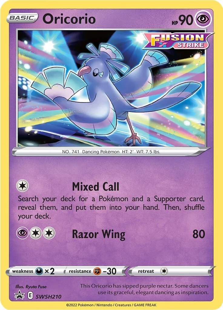 Oricorio - SWSH210 (SWSH210) (SWSH: Sword & Shield Promo Cards)
