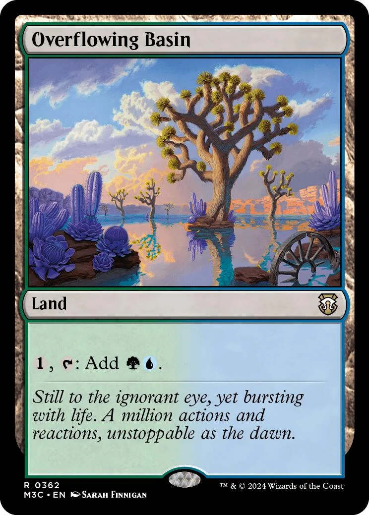Overflowing Basin (Ripple Foil) (362)