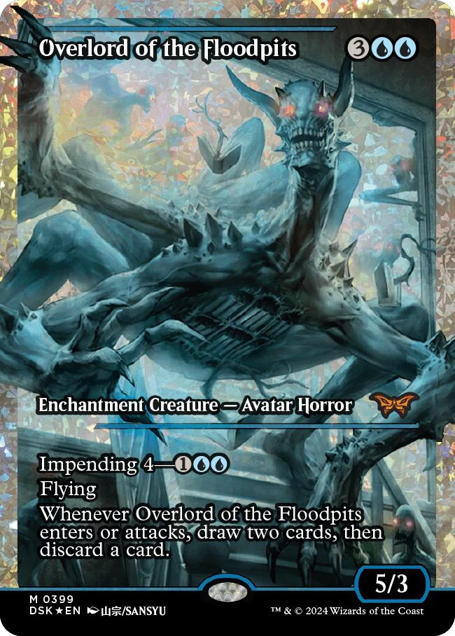 Overlord of the Floodpits (Showcase) (Fracture Foil) (399)
