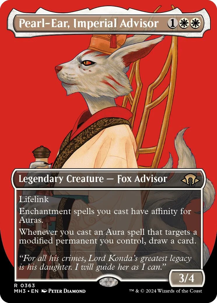 Pearl-Ear, Imperial Advisor (Borderless) (363) (Modern Horizons 3)