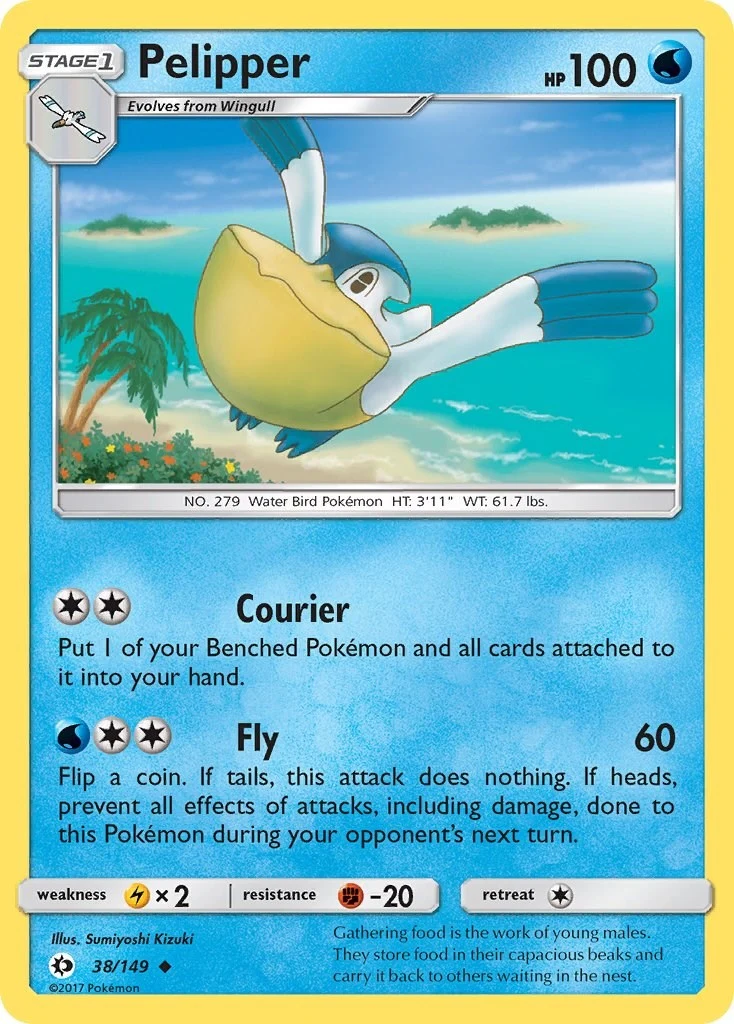 Pelipper (38/149) (SM Base Set)