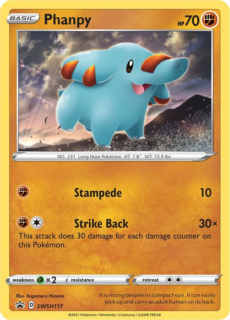 Phanpy - SWSH117 (SWSH117) (SWSH: Sword & Shield Promo Cards)