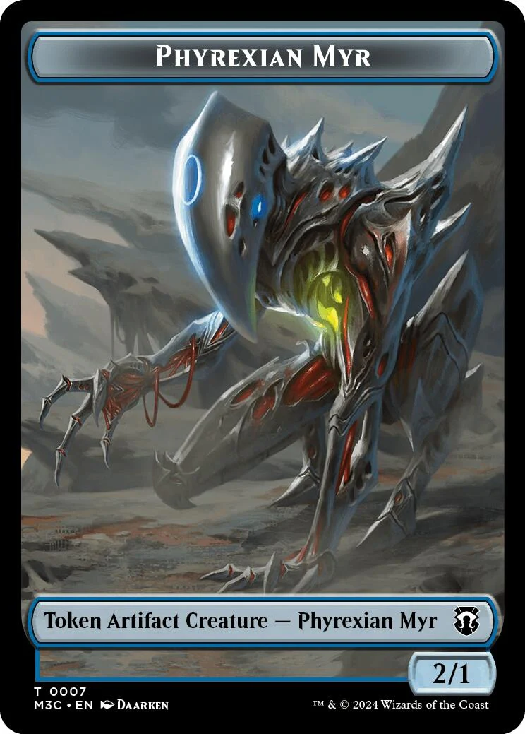 Phyrexian Myr // Servo Double-Sided Token (7 // 33)