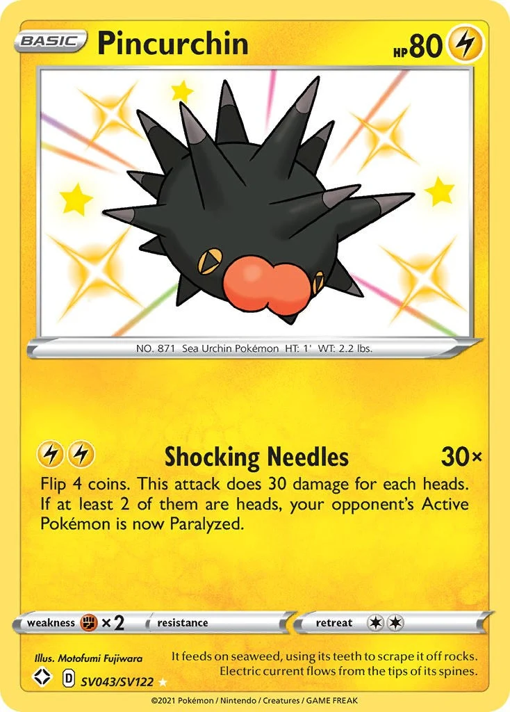 Pincurchin (SV043/SV122) (Shining Fates: Shiny Vault)