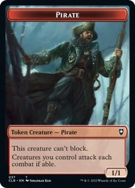 Pirate // Goblin Double-Sided Token (37 // 34)