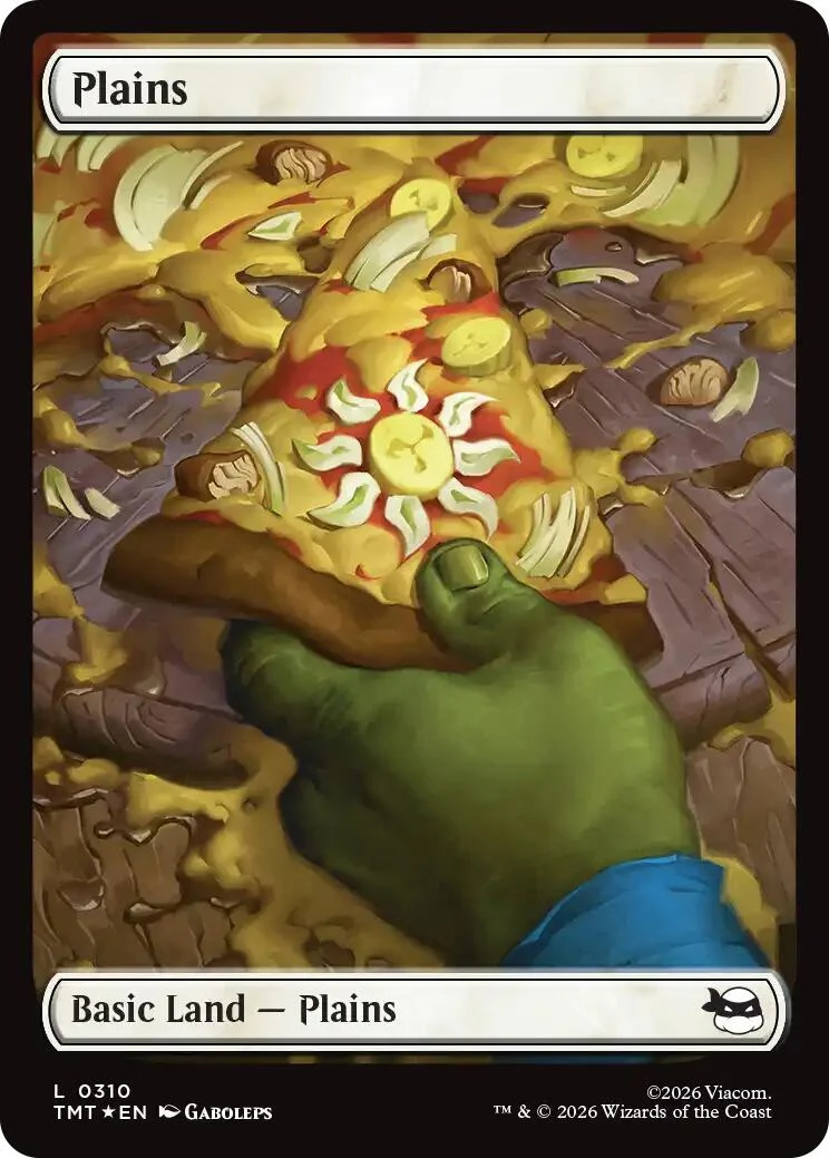 Plains (0310) (Surge Foil) (310) (Teenage Mutant Ninja Turtles)