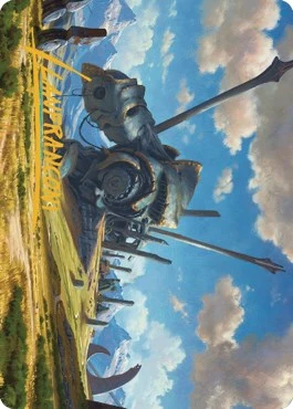 Plains Art Card (62/81) (Gold-Stamped Signature) (62)