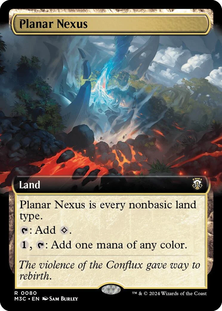 Planar Nexus (Extended Art) (Ripple Foil) (80) (Modern Horizons 3)