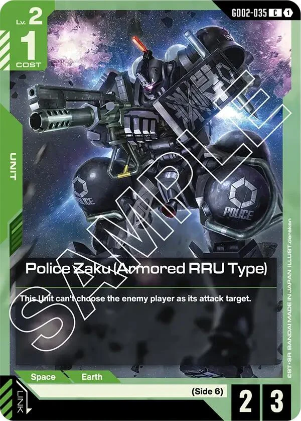 Police Zaku (Armored RRU Type) (GD02-035) (Dual Impact)