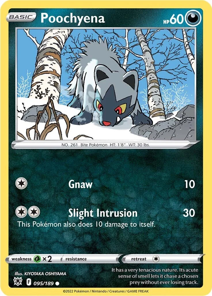 Poochyena (095/189) (SWSH10: Astral Radiance)