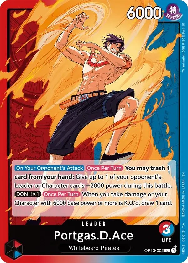 Portgas.D.Ace (002) (OP13-002) (Carrying On His Will)