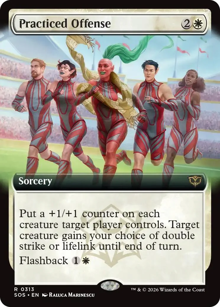 Practiced Offense (Extended Art) (313) (Secrets of Strixhaven)
