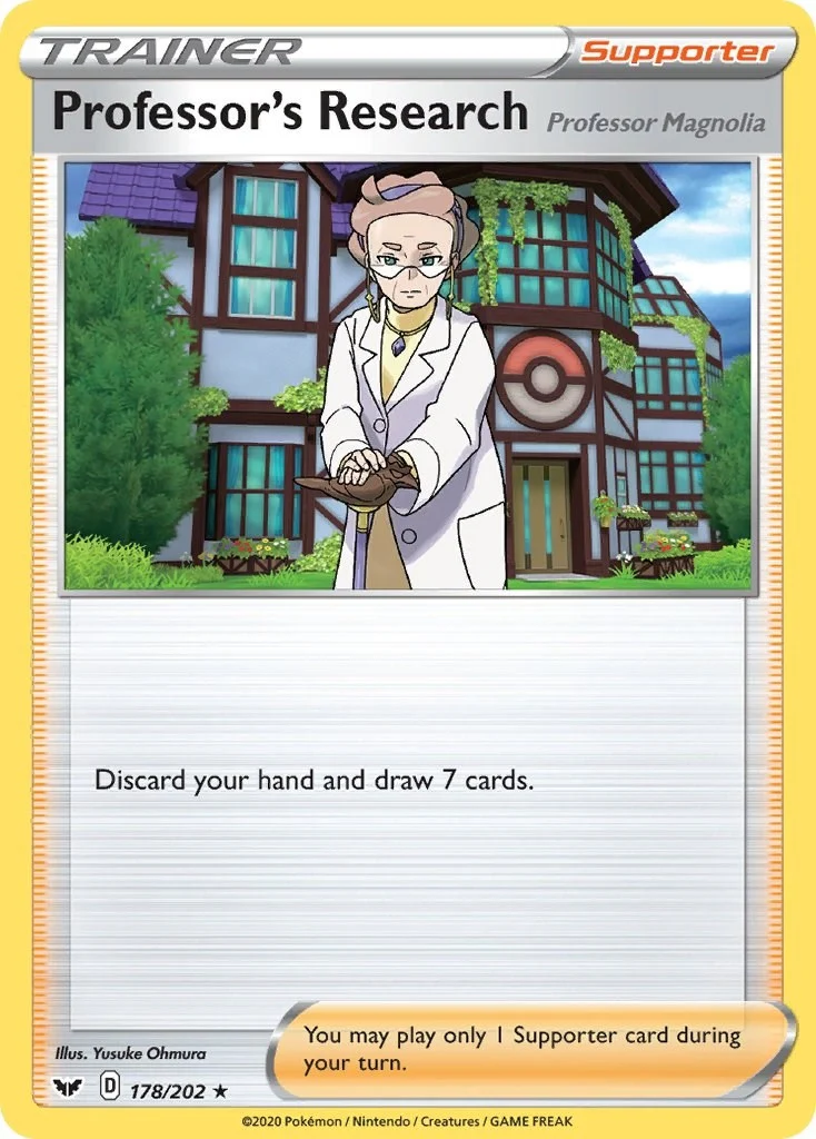 Professor's Research (178/202) (SWSH01: Sword & Shield Base Set)