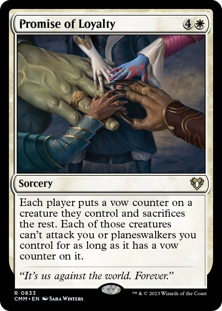 Promise of Loyalty (833) (Commander Masters)