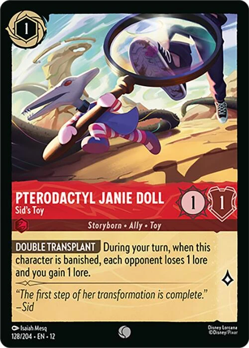 Pterodactyl Janie Doll - Sid's Toy (128/204) (Wilds Unknown)