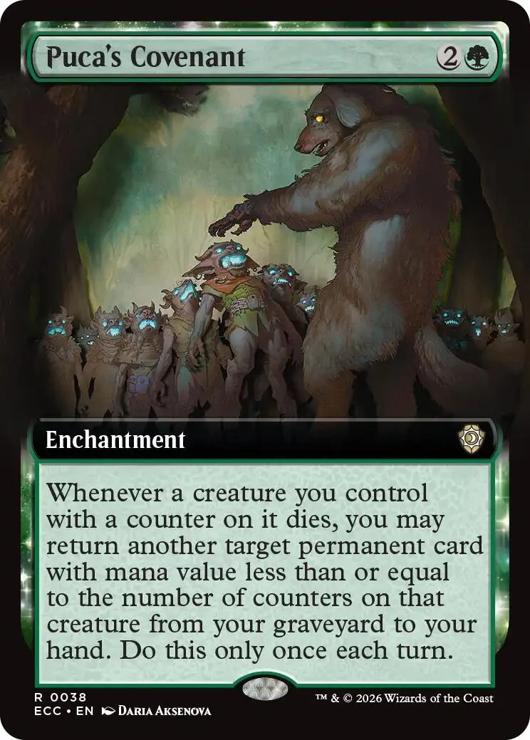 Puca's Covenant (Extended Art) (38) (Lorwyn Eclipsed)