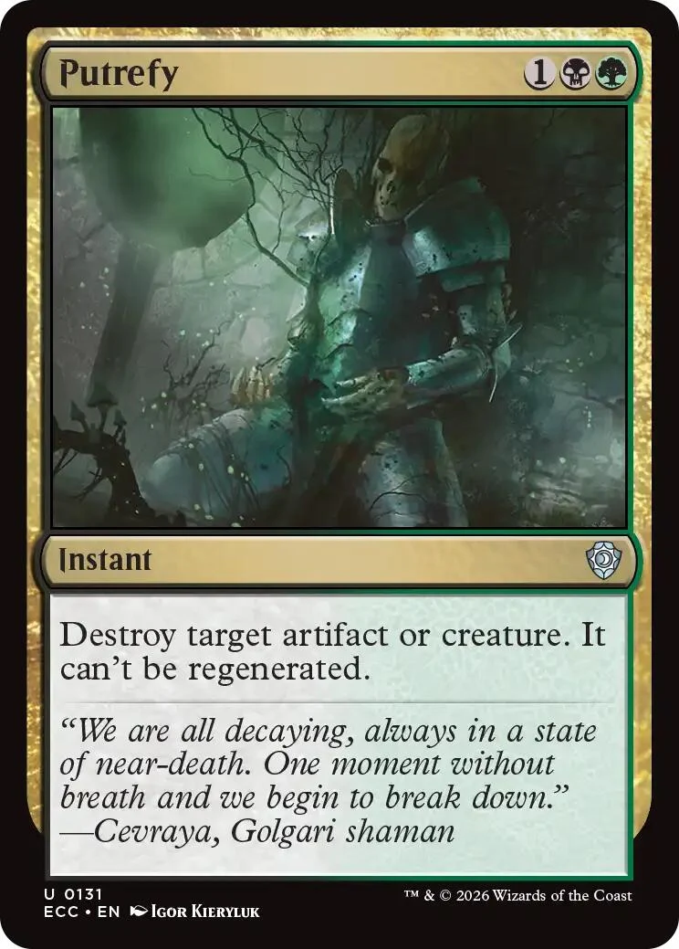 Putrefy (131) (Lorwyn Eclipsed)