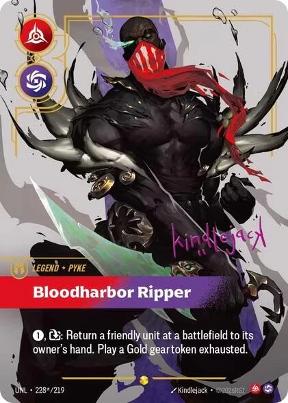 Pyke - Bloodharbor Ripper (Signature) (228*/219) (Unleashed)