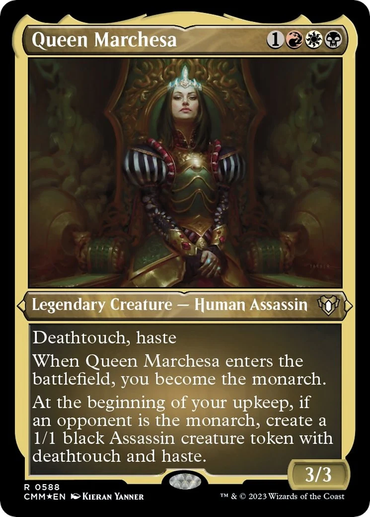 Queen Marchesa (Foil Etched) (588) (Commander Masters)
