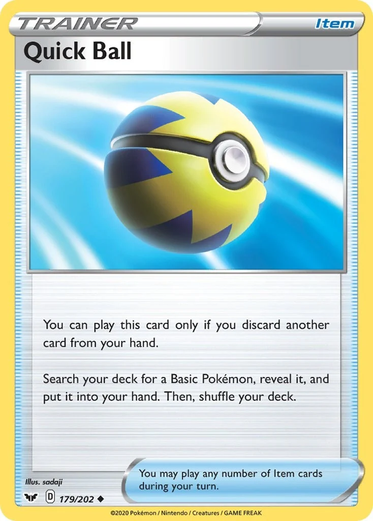 Quick Ball (179/202) (SWSH01: Sword & Shield Base Set)
