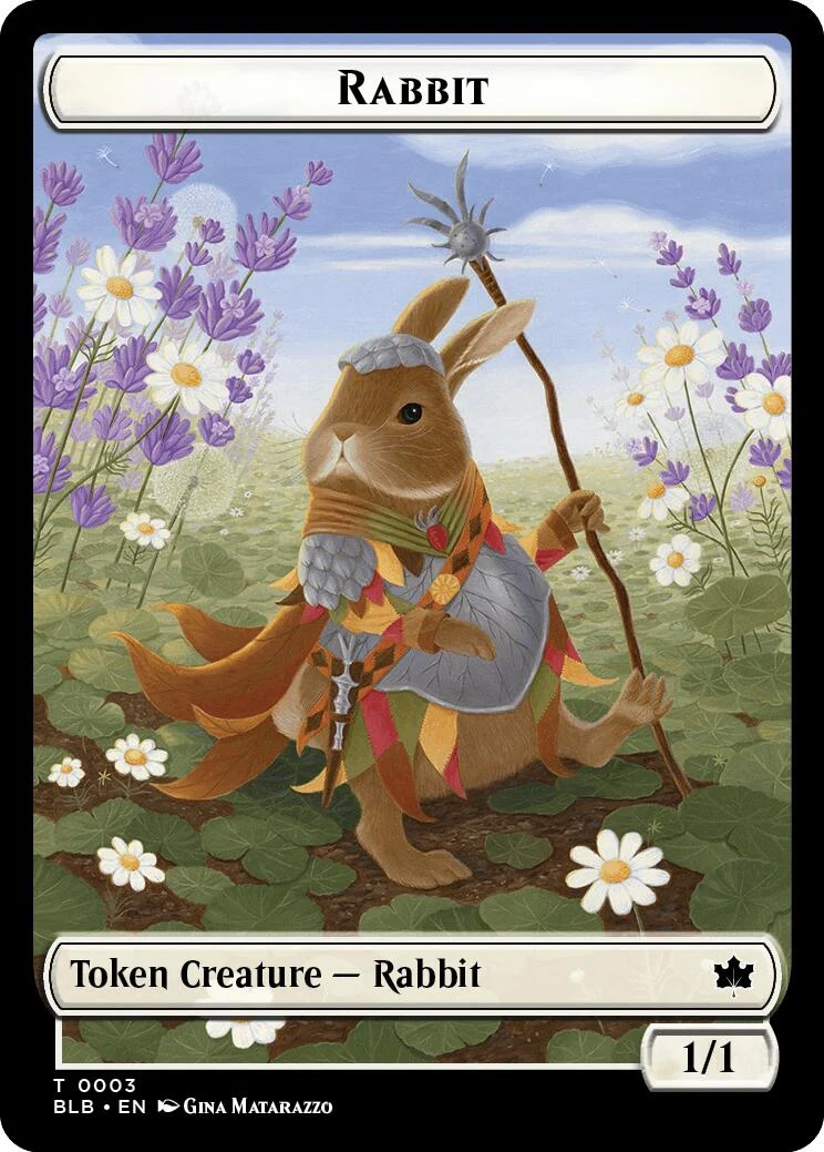 Rabbit // Rabbit Double-Sided Token (3 // 3)