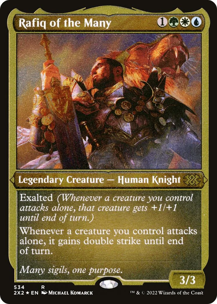 Rafiq of the Many (Foil Etched) (534)
