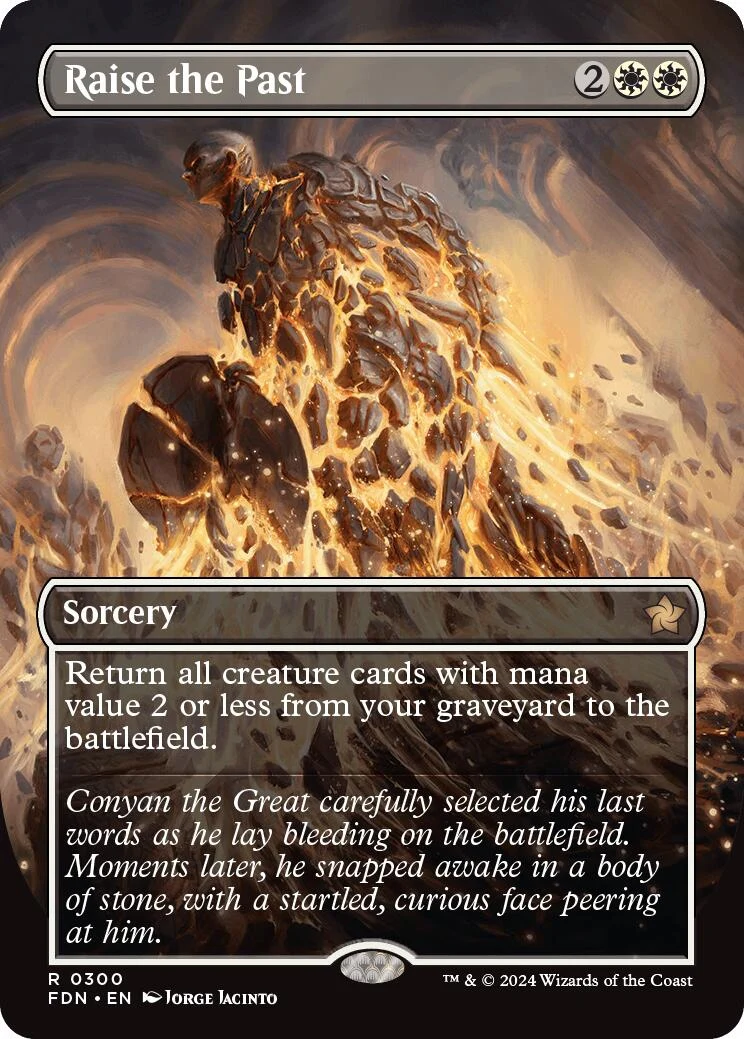 Raise the Past (Borderless) (300) (Foundations)