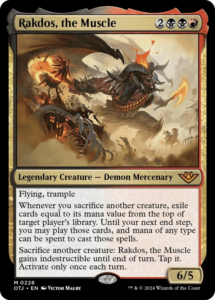 Rakdos, the Muscle (226) (Outlaws of Thunder Junction)