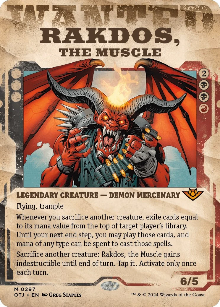 Rakdos, the Muscle (Showcase) (297) (Outlaws of Thunder Junction)