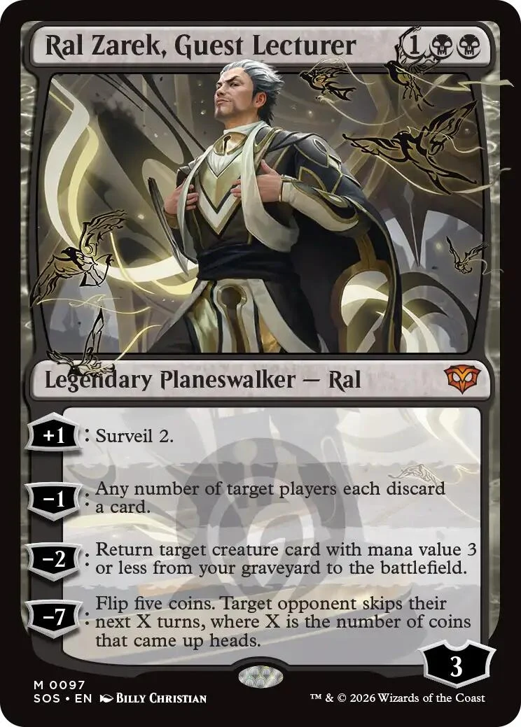 Ral Zarek, Guest Lecturer (97) (Secrets of Strixhaven)