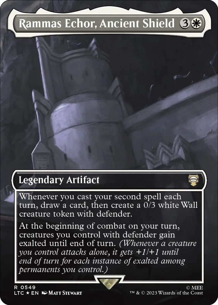Rammas Echor, Ancient Shield (Borderless) (Surge Foil) (549)