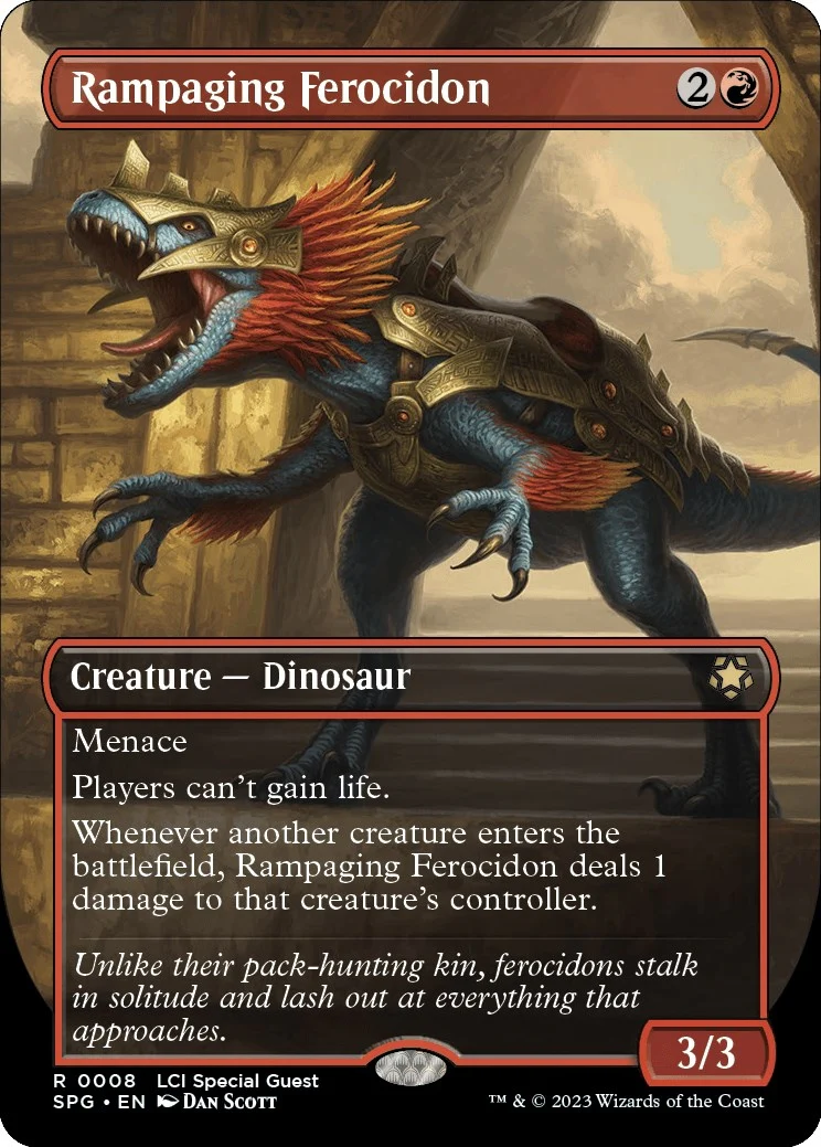 Rampaging Ferocidon (Borderless) (8) (Special Guests)
