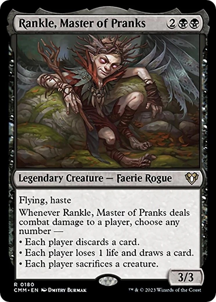 Rankle, Master of Pranks (180) (Commander Masters)