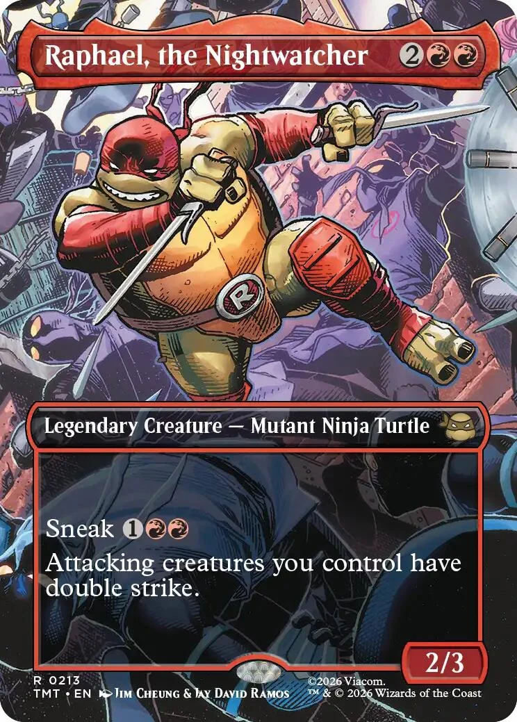 Raphael, the Nightwatcher (Borderless) (213) (Teenage Mutant Ninja Turtles)