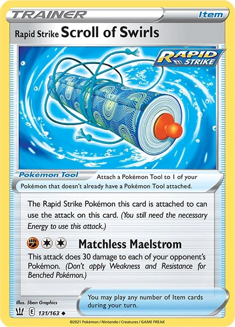 Rapid Strike Scroll of Swirls (131/163) (SWSH05: Battle Styles)