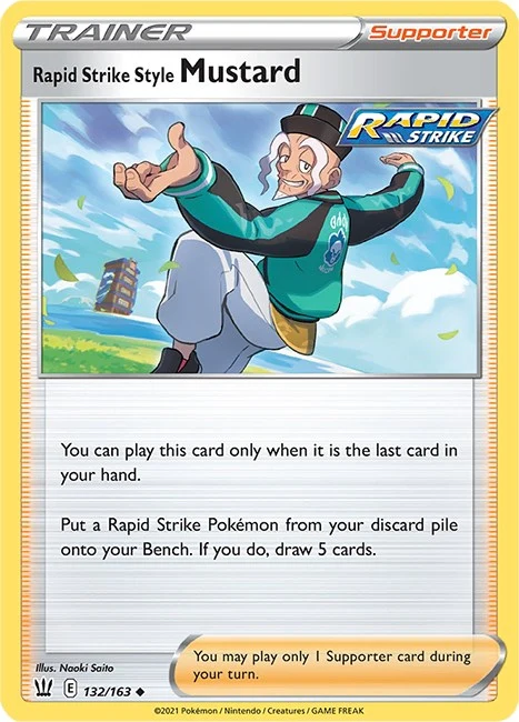 Rapid Strike Style Mustard (132/163) (SWSH05: Battle Styles)