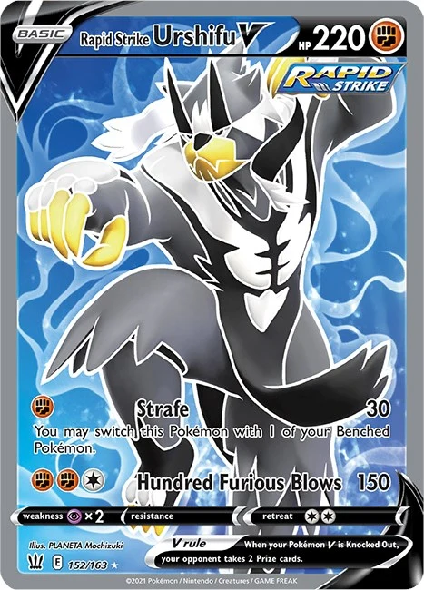 Rapid Strike Urshifu V (Full Art) (152/163) (SWSH05: Battle Styles)