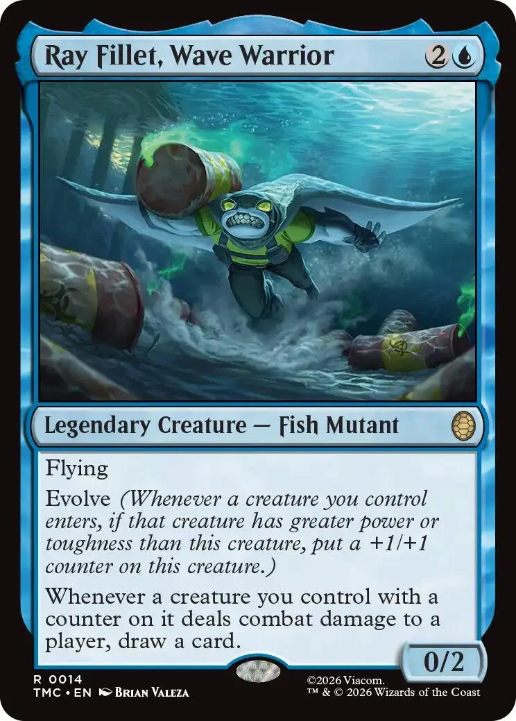 Ray Fillet, Wave Warrior (14) (Teenage Mutant Ninja Turtles)
