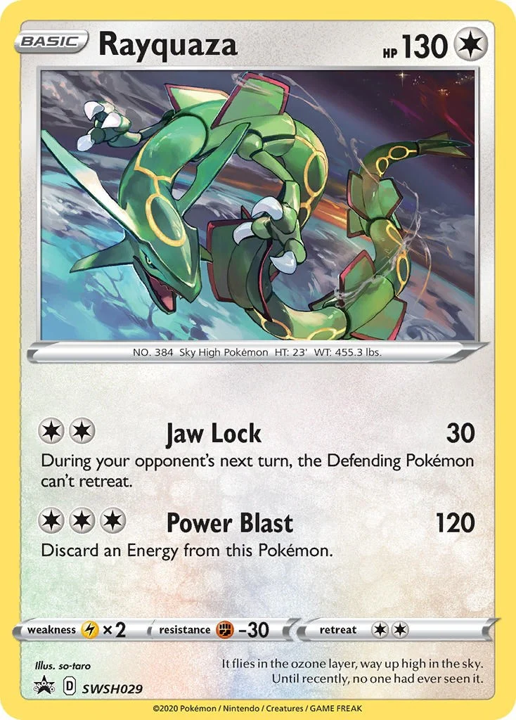 Rayquaza - SWSH029 (SWSH029) (SWSH: Sword & Shield Promo Cards)